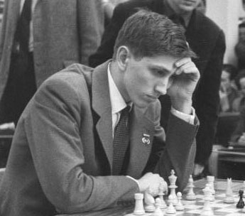 Bobby Fischer at the 1960 Leipzig Chess Olympiad, age 17