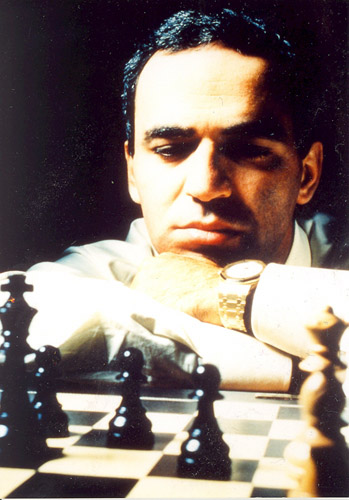 Garry Kasparov at a chess tournament