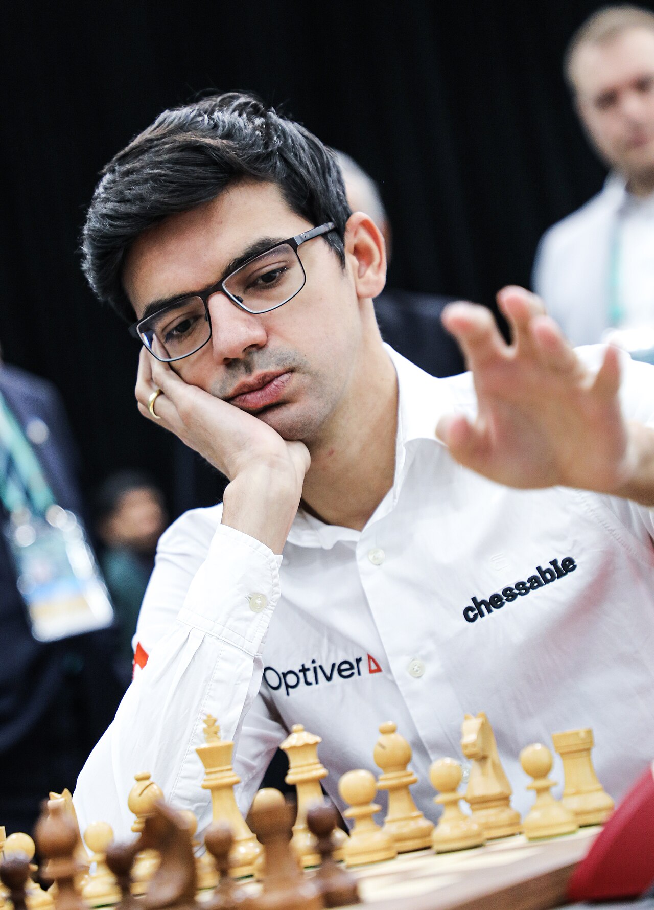 Anish Giri at the Candidates Tournament