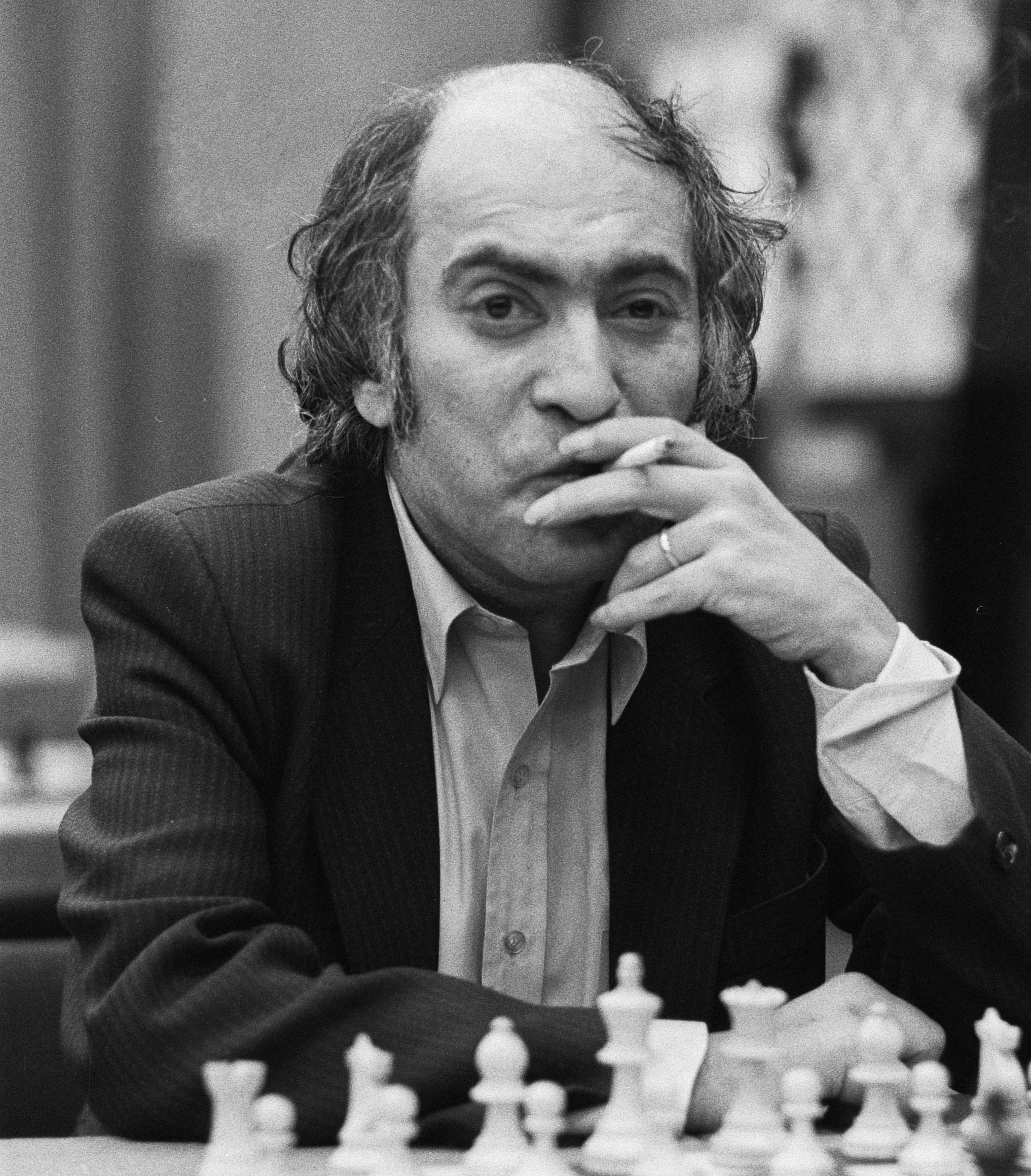 Mikhail Tal, World Chess Champion 1960–1961, photographed in 1982