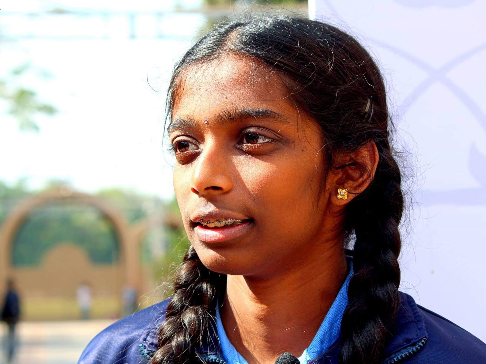 Portrait of Vaishali Rameshbabu, Indian chess grandmaster