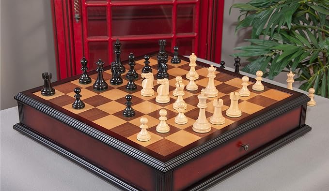 Photo of House of Staunton — Reykjavik II Tournament Set + Tiroir Board