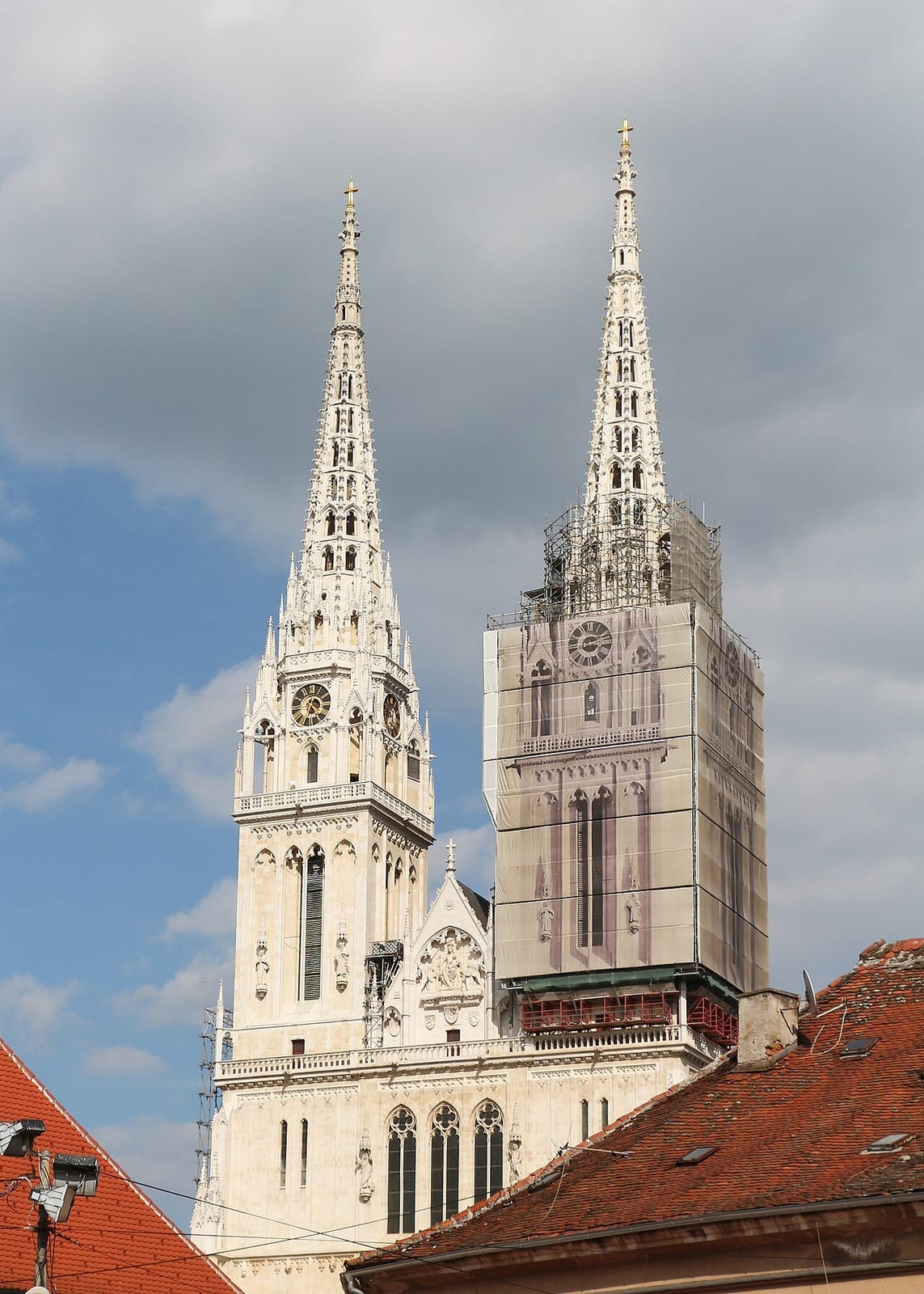 Zagreb Cathedral, Croatia, near The Westin Zagreb venue for the 2026 GCT SuperUnited Rapid and Blitz, June 29 to July 6